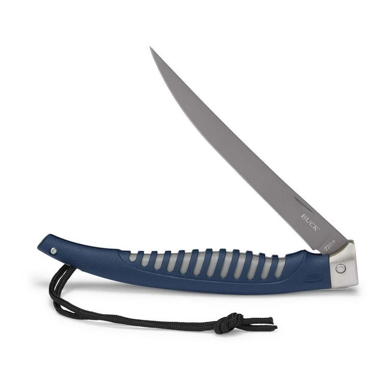 Buck Knives 220 Silver Creek Folding Fishing Fillet Knife, 6.5