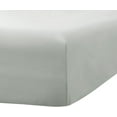 thumbnail image 2 of Fitted Sheets, 500-TC Egyptian Cotton, Full XXL (54" x 84") Size Fitted Sheet, 1-PC Fitted Sheet Only, Full XXL Size Size Fits 16-18" Deep Pocket Sheets, Silver Grey, 2 of 4