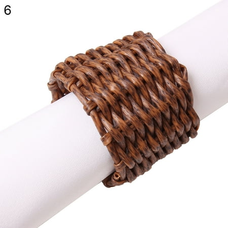 

GIFZES Natural Napkin Holder Exquisite Plant Extracts Handmade Napkin Ring