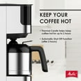 thumbnail image 6 of Melitta Aroma Tocco Thermal Coffee Maker Stainless Steel Programmable Coffee Maker 8 Cups, 6 of 9