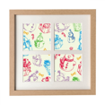 thumbnail image 1 of Marco de pared de 4 aperturas Unbranded muñeco de nieve Festival, 1 of 4