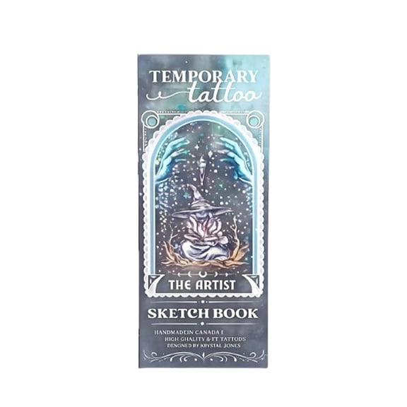 Temporary Sketch Pad Portable Notebook for DIY Art Craft Projects Blank Practice Paper for Ink and Sticker Design