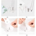 thumbnail image 6 of White Freshwater Urn Necklace for Ashes Urns Pendant Memorial Cremation Necklaces Stainless Steel Ashes Necklace for Men Women, 6 of 7