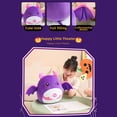 thumbnail image 2 of Plush Bat Dragon Stuffed Animal Toy, Soft Purple Demon Plushie with Cute Wings & Horns, Kawaii Pillow for Kids, Girls, Boys, Birthday Gift, 12 Inch, Super Soft Cuddly Decorative Pillow Doll, 2 of 4