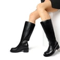 thumbnail image 3 of VBDB Women's Knee High Boots Chunky Block Heel Long Boots Square Toe Low Heel Boots for Women, 3 of 6
