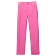 thumbnail image 3 of Delliss Boy Cargo Pants Boy Taper Pants Casual Long Pants For Boy Hot Pink 130, 3 of 5
