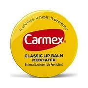 Carmex Classic Lip Balm Medicated 0.25 Oz (Packs Of 6)