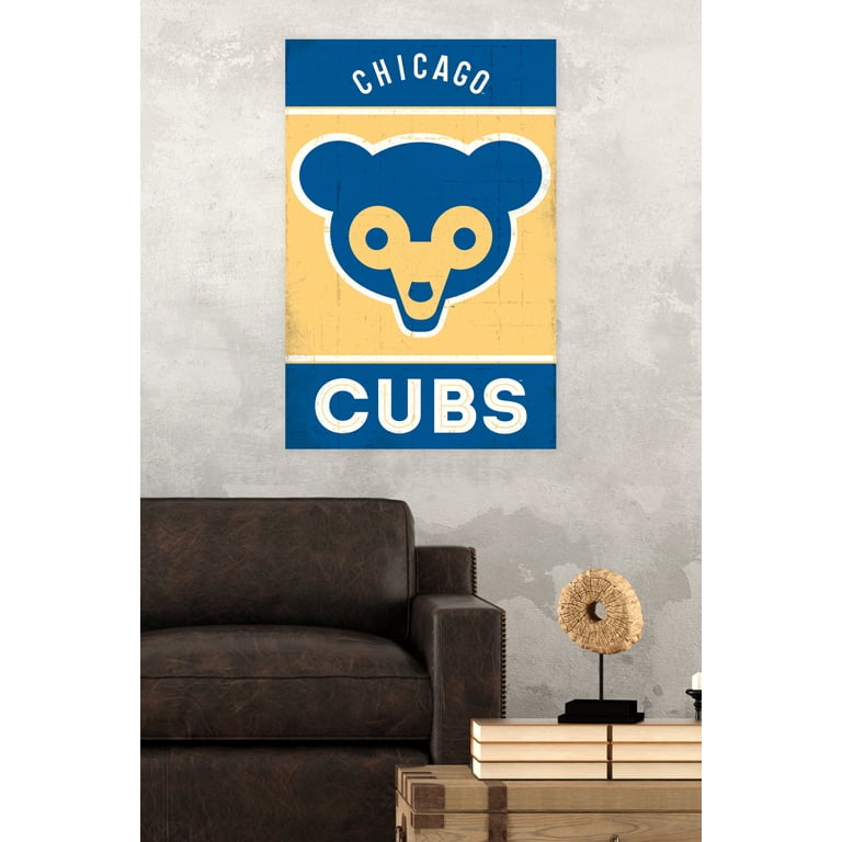MLB Chicago Cubs - Retro Logo 14 Wall Poster, 22.375 x 34 