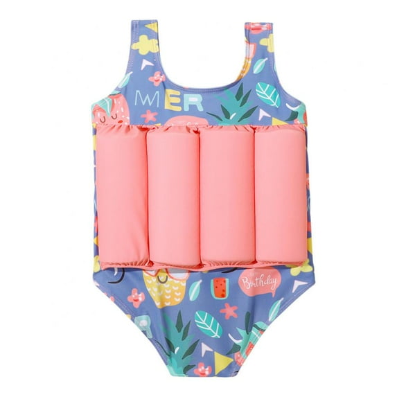 Baby Boys Girls Floatation Swimsuit with Adjustable Buoyancy Baby Float Suit Swim Vest One Piece Swimwear Bathing Suit for Toddlers 1 2 3 4 5 T,Letter