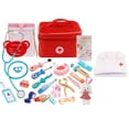 thumbnail image 1 of QTOCIO Kit Médical Médecins Infirmière Dentiste Jeu de Rôle pour Enfants Cadeau, 1 of 1