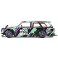 thumbnail image 4 of Datsun 510 Wagon RHD "HKS V1" Black with Graphics (Designed by Jun Imai) "Kaido House" Special 1/64 Diecast Model Car by Mini GT, 4 of 6