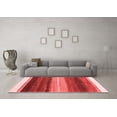 thumbnail image 3 of Ahgly Company Indoor Rectangle Abstract Red Contemporary Area Rugs, 7' x 9', 3 of 4