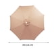 thumbnail image 3 of Fiudx Tela para Sombrilla, Tela Impermeable para Sombrilla, Repuesto de Poliéster Duradero, Fácil de Instalar, para Jardín, Ideal para Terrazas y Playas, 21 Colores Disponibles., 3 of 5
