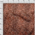 thumbnail image 2 of oneOone Georgette Viscose Rust Brown Fabric Leopard Animal Skin Sewing Fabric By The Yard Printed Diy Clothing Sewing Supplies 42 Inch Wide, 2 of 4