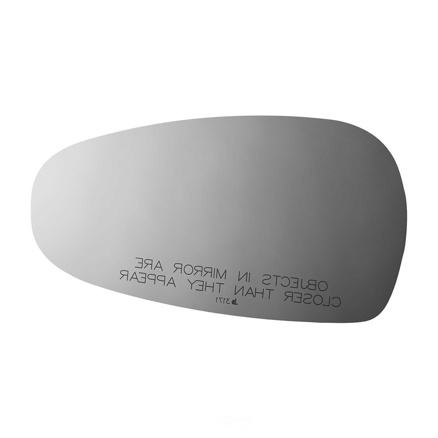 Burco Side View Mirror Replacement Glass - Clear Glass - 3171