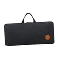 thumbnail image 2 of Estuche para teclado de PC, bolsa de almacenamiento de fieltro para teclado, a prueba de polvo, portátil, para oficina, a prueba de golpes, versátil, Negro, 2 of 8