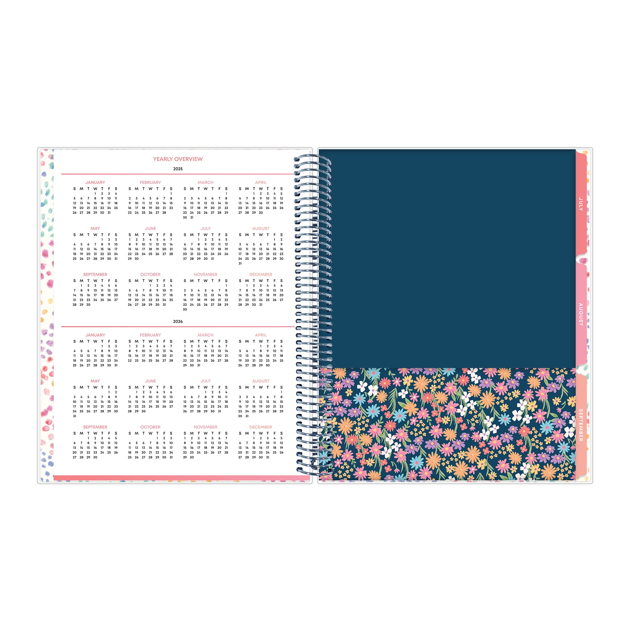Teachwell for Blue Sky Monthly Weekly Large, 8.5" x 11", Kataria 12-Month (July 2025 - June 2026)