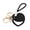 Black, variant on Heart Mirror Keychain Makeup Folding Mirror Keyring Pocket Compact Mirrors with Key Ring Bag Charms Handbag Accessories.