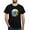 Black, variant on CafePress - Astronaut Space Cat (Digital Rainbow Dark T Shirt - Men's Classic Graphic Cotton T-Shirt