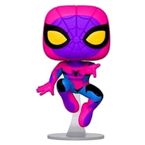 Funko Pop! Marvel: Blacklight Spider-Man Vinyl Figure Exclusive Black Light Edition Spiderman Pop Only