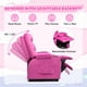 thumbnail image 2 of Sillón reclinable para niños COSTWAY, más grande y ajustable, color rosa, 2 of 9