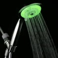 thumbnail image 4 of PowerSpa 7-Color 4-Setting LED Handheld Shower Head with Pressure-Boost Nozzles, 4 of 10