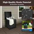 thumbnail image 3 of Pure Garden 50-Gal Outdoor Storage Box - Waterproof Patio Deck Box, Black, 3 of 8