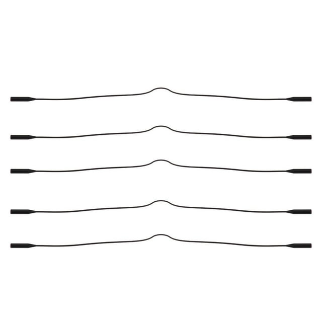 TISHITA 5 Pcs Sangle de Lunettes de Sport en Silicone Support de Lunettes de Soleil Noir