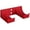 Red, variant on Car Wall Mount, 2.9×1.6×0.9 inch Model Vehicle Wall Rack, Collectible Car Display Rack for Enthusiasts, Display Cars by Wheels on Wall, Wall Bracket for Lego Speed of Champions with a Base, Black