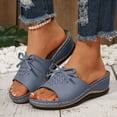 thumbnail image 2 of DAFEI Sandales de Plage Sandales Tendance Sandales de Plage pour Dames Chaussures Compensées d'Été Pantoufles pour Femmes Sandales Bohèmes Chaussures Mode, 2 of 8