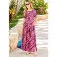 thumbnail image 3 of Catherines Women's Plus Size Scoopneck Maxi Dress, 3 of 3