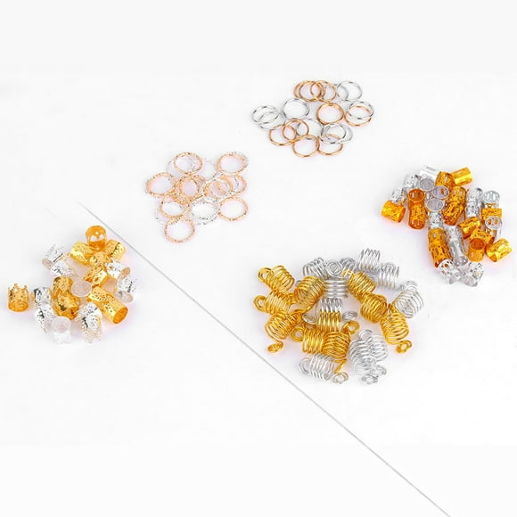 Hair Braid Loops,110pcs Hair Braid Rings Dreadlock Hair Rings Hair Clips Rings Enhanced Features