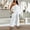 White, variant on Womens Casual Strapless Summer Jumpsuits Loose Off Shoulder Smocked Sleeveless Wide Leg Romper with Pockets