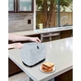 thumbnail image 3 of Blue Dandelion Small Toaster Cover 2 Slice, Kitchen Appliance Covers, Spring Modern Minimalist Country Flower Toaster Oven Cover with Loop, Bread Machine Cover Polyester Dust Cover Protection, 3 of 4