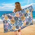 thumbnail image 6 of XYZCANDO Multi-Color Floral Confetti Car Seat Towel Cover Soft for Beach Workout Travel, Non-Slip Stain Resistant Car Cushion Seat Covers Washable, 6 of 11