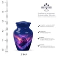 thumbnail image 2 of JAGASY Purple Mountain Urn for Ashes Adult Male & Female - Keepsake Urn for Ashes for Women - Small Urns for Mother & Father - Tiny Urns for Mom - (3 Inch), 2 of 7