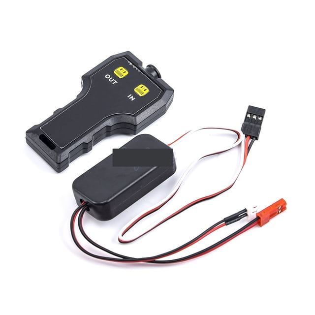 NEW Dual Motors Automatic Winch Wireless Remote Controller System For 1/10 RC Crawler Car Axial SCX10 90046 TRX4 TRX6 ,Wireless Control