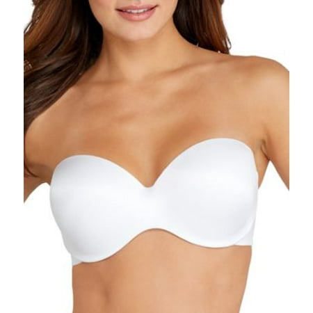 

Maidenform Full Coverage Strapless Underwire Bra White 36B Women s