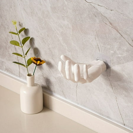 

Clearing!Aijlhda Hooks Hand Design Clothes Towel Hook Practical Clip Portable Wall Hanger Coat Key Hanger For Living Room Bedroom Ornament