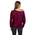 thumbnail image 3 of Bella + Canvas Ladies' Flowy Long-Sleeve Off Shoulder T-Shirt, 3 of 3