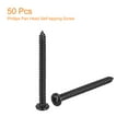 thumbnail image 3 of #6 x 1-9/16" Phillips Pan Head Self-tapping Screw, 50pcs - 304 Stainless Steel Round Head Wood Screw (Black), 3 of 6