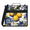 Multicolor 1, variant on Herdesigns Skull Zipper Binder 1.5 Inch 3 D-Rings with Shoulder Strap & Handle, Waterproof Spooky Skull Binder Organizer Bag for 13 Inch Laptop