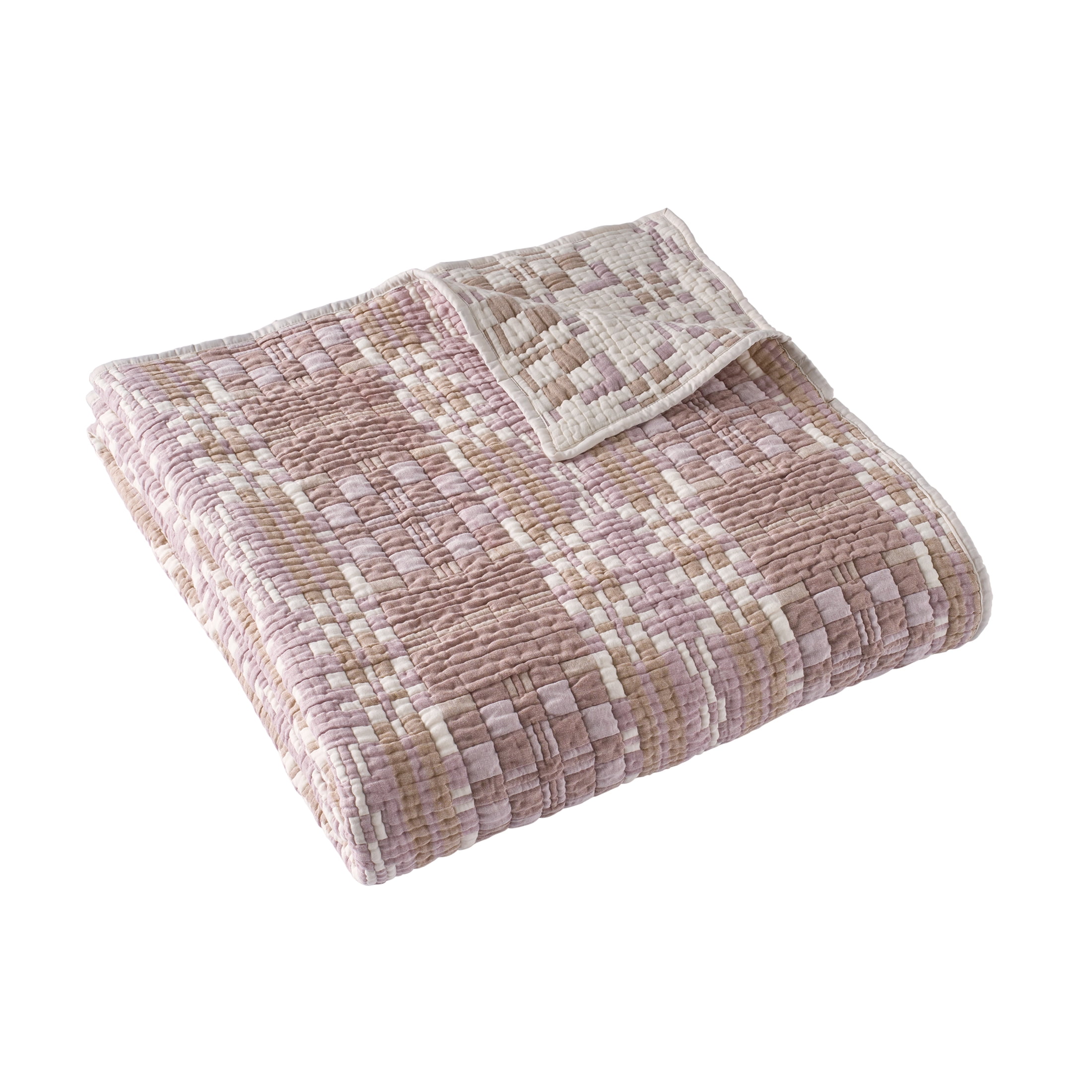 Better Homes & Gardens Reversible Quilt, Twin-XL, Vanilla Dream