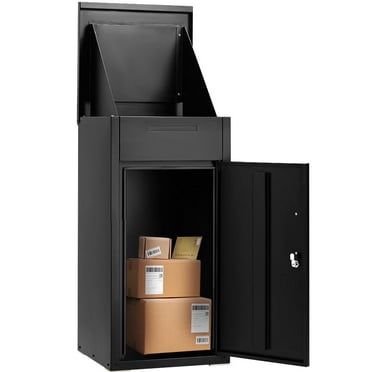 Danrelax Express Delivery Boxes for Outside, Extra Large Galvanized Steel Mailbox for Parcel