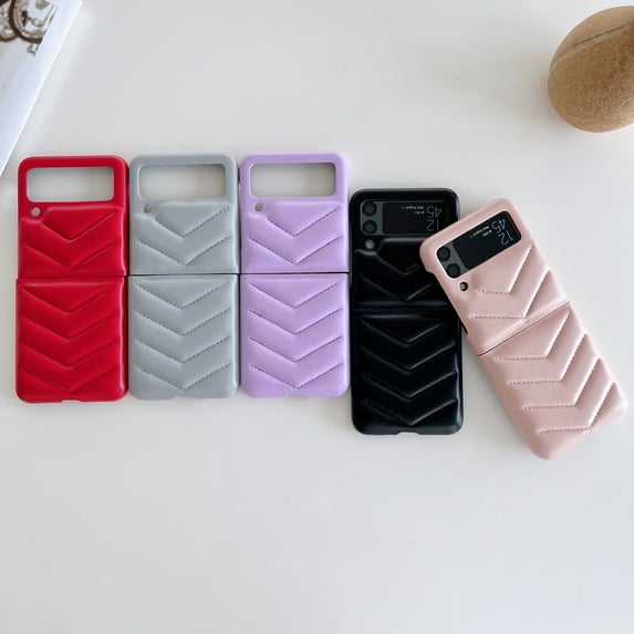 For Samsung Galaxy Z Flip3 5G Phone Case,Shockproof Luxury PU Leather Drop Cover