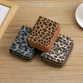 thumbnail image 3 of Fashion Leopard Print Women's Wallet Double Zipper Women's Short Wallet PU Leather Card Holder Multi Card Slot Wallet Large Capacity Card Bag Coin Purse, 3 of 9