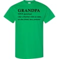 thumbnail image 3 of Inktastic Grandparents Day Grandpa Like a Dad but with No Rules T-Shirt, 3 of 5