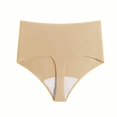 thumbnail image 3 of Charmgo sous-Vêtements pour Femmes Taille Haute String de Rétraction du Ventre pour Femmes Pantalon en Soie Glacée pour Femmes Culottes Garçonnes sous-Vêtements Boxeurs Culottes pour Femmes Kaki TG, 3 of 3
