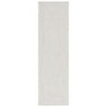 thumbnail image 2 of SAFAVIEH Braided Gino Distressed Machine Washable Reversible Runner Rug, Ivory/Light Grey, 2'3" x 6', 2 of 5
