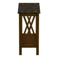 thumbnail image 4 of Furniture of America Bray 1-Shelf Side Table, Brown, 4 of 6